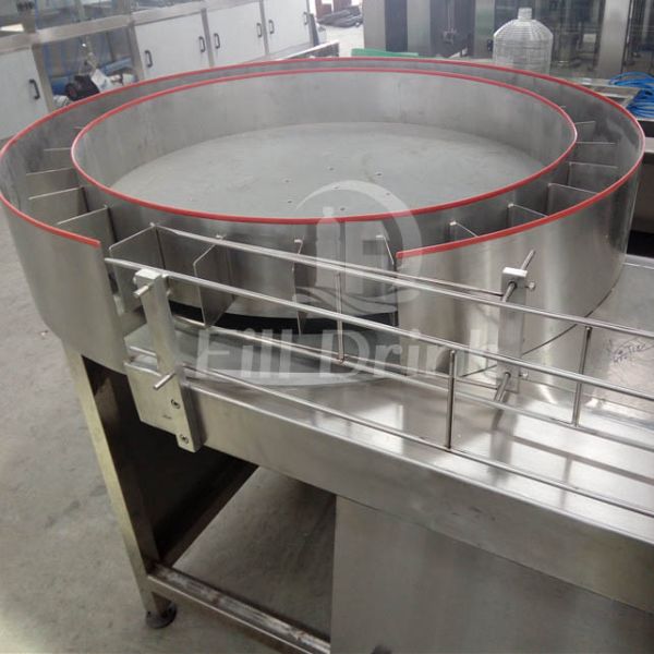 Hand Feeding Semi Automatic Bottle Sorter Plastic Bottle Unscrambler