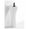 Buy cheap Decorative Pedestal Sink for Bathroom 680x370x830mm Dual-Flush Ceramic Basin from wholesalers