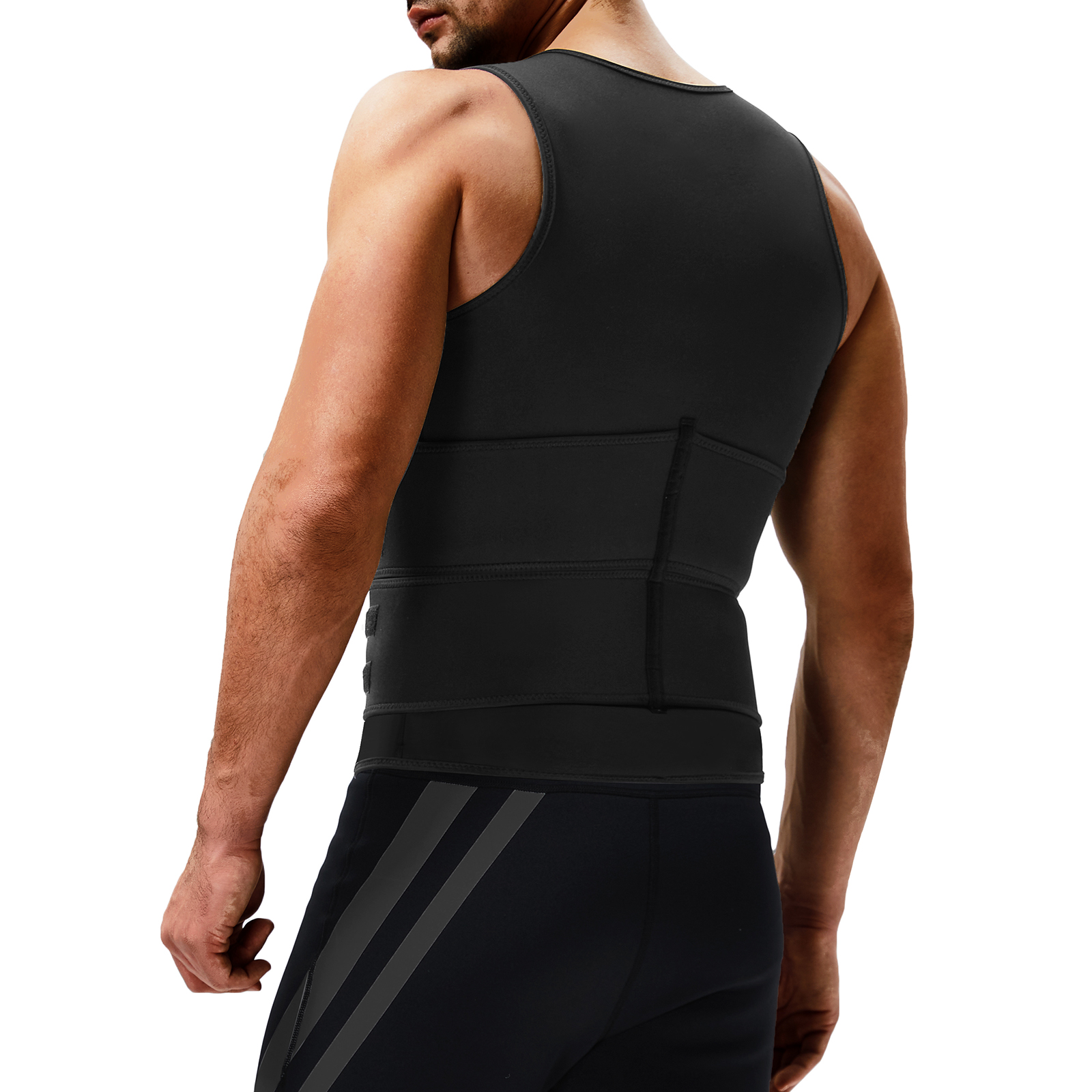 Waistdear Private Label Women's Neoprene Sweat Vest with Waist Belt Plus Size Sauna Suit