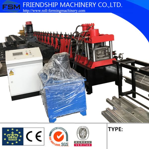 Full Automatic 3mm GI Door Frame Metal Roofing Machine Use Gearbox Driven