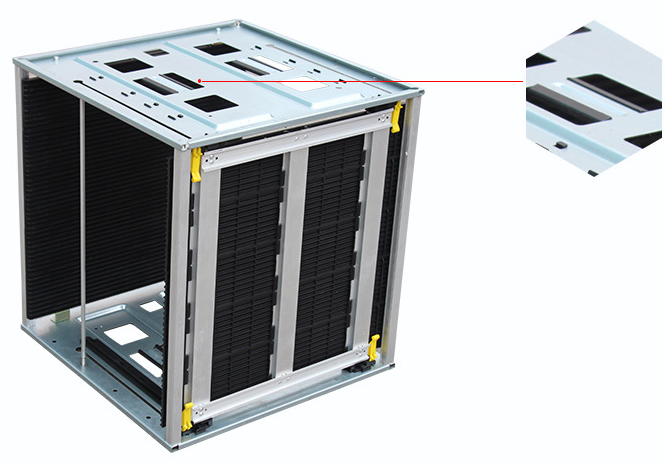 PCB Storage Cleanroom ESD Circulation SMT Magazine Rack Anti Static For PCB