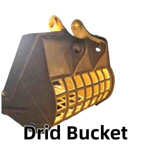 China Sieve Shaped Excavator Crusher Bucket Grid Bucket Customized wholesale