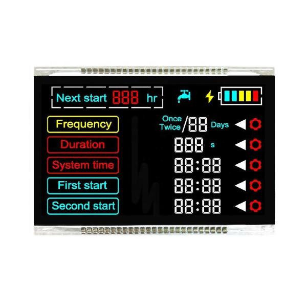 Quality Monochrome Digit Manufacturer VA LCD Type Segments Custom LCD Display Module for sale