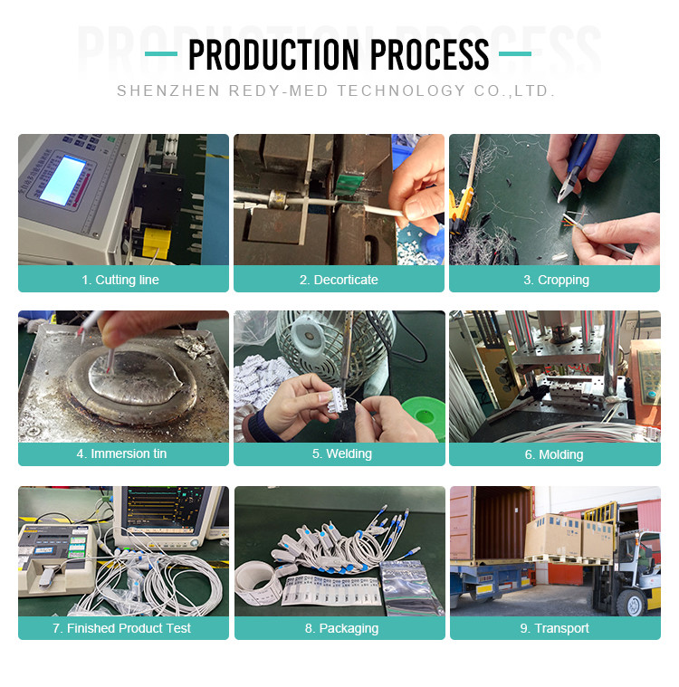 TPU Pediatric Monitor SPO2 Sensor DB Connector For Patient