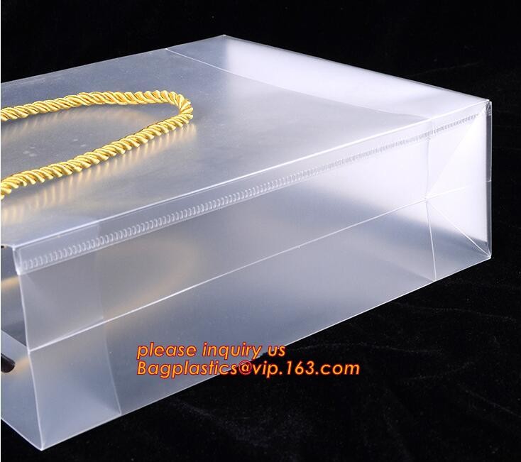 Promotional customized high quality soft loop plastic cloth bag,manufacturer custom soft loop handle polyethylene PE pla