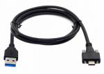 Dual Screw Camera Data Cable 10Gbps Maximum Transfer Rate TPE Jacket Material