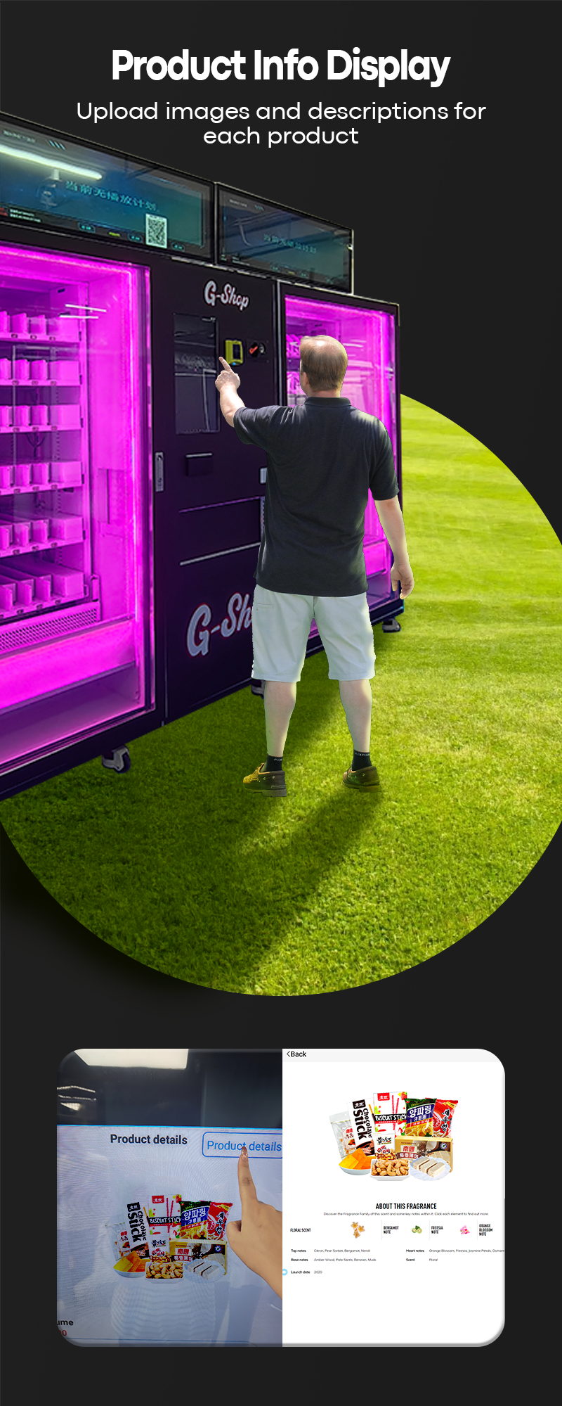 Large Combo Vending Machine two in one snacks  vending machine with eU age verifier