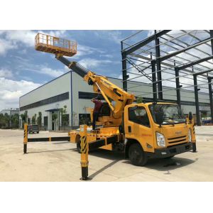 China Automatic 12m Cherry Picker Aerial Lift Truck Electronical Controlled Lifting wholesale