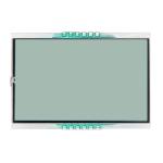 TN Transmissive Positive Monochrome Segment LCD Display For Thermometer