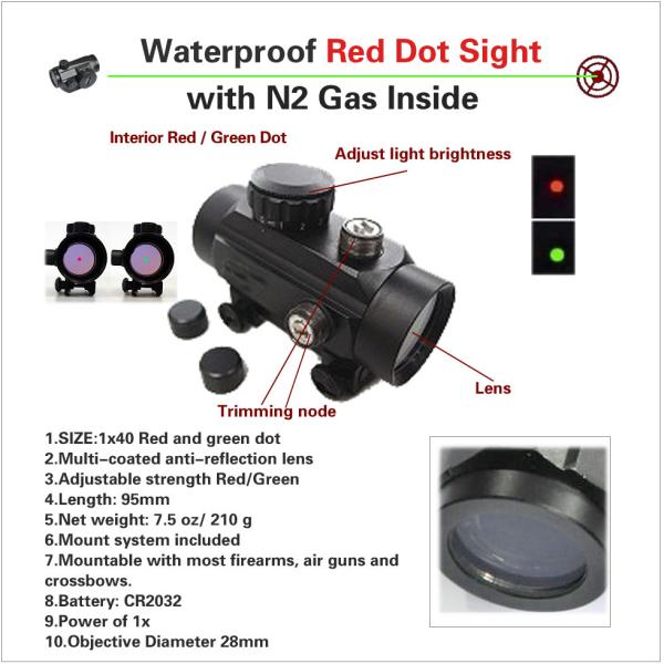 Quality sight, red dot sight,Rifle Scope, Scope Mounts & Accessories, Red Dot & Laser Scope, Tactical Pistol Scope Sight Laser L for sale