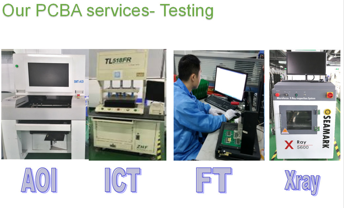 Industrial Security ROHS Medical PCB Assembly B Customized with Laser Hole Filling and X-RAY Inspection OFN