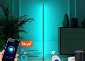 China Modern Vertical Multicolored RGB Standing Led Floor Lamp Smart Color Changing wholesale