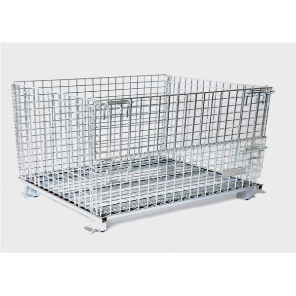 Steel Foldable Wire Pallet; Wire Container; Wire cage; Warehouse cage