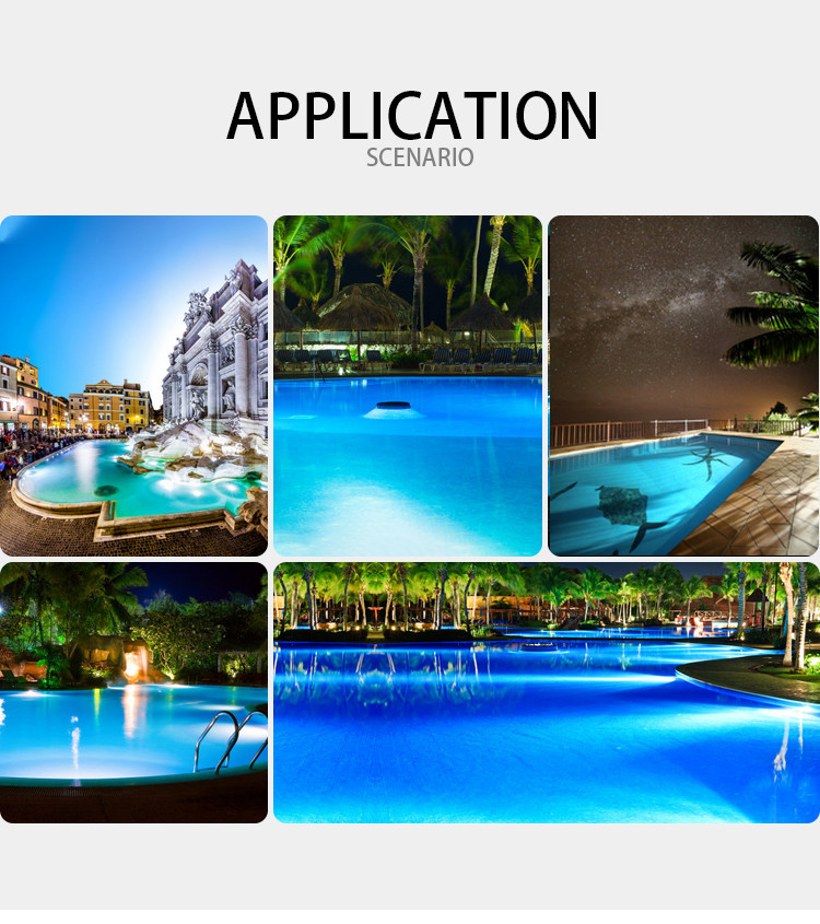 Under Water Waterproof Swimming Pool Light Low Voltage Ground GX16D Base IP68