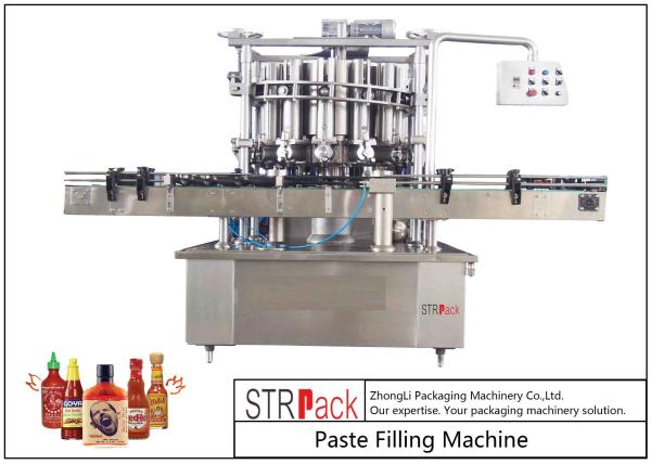 Quality Volumetric Paste Filling Machine , Butter / Cheese / Tomato Sauce Filling Machine for sale