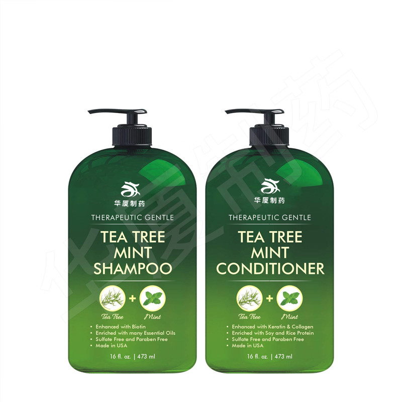 China Gentle Anti Hair Loss Shampoo For Black Women Organic Tea Tree Mint wholesale