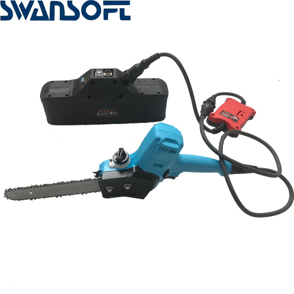 Swansoft Single Hand Automatic Saw Blade Sharpening Machine Electric Chainsaw Tree Cutting Machine