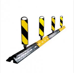 China Traffic Safety Products Retractable Road Dividers With Warning Posts Barrier Level Crossing Signs wholesale