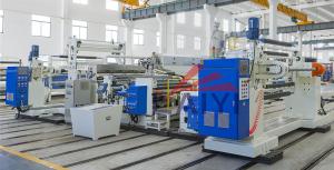 Paper - Plastic Packaging Paper Automatic Laminating Machine With Rapid Cooling System In White And Blue