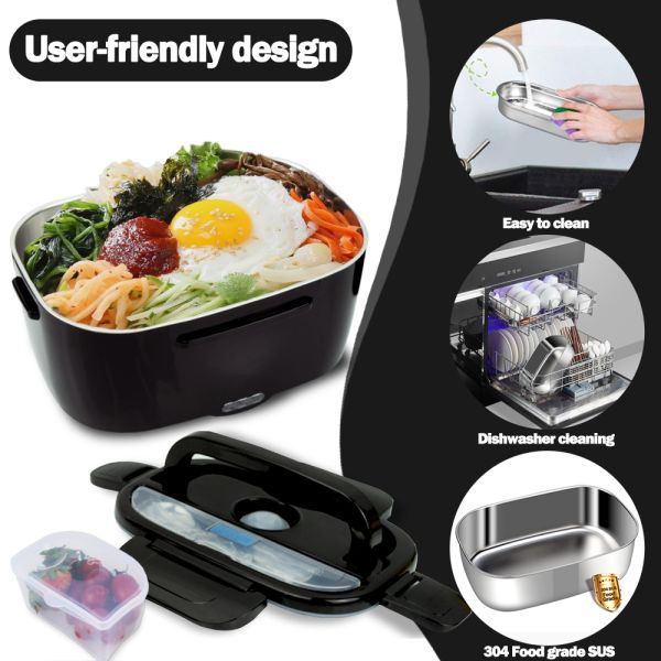 Electric Car heating Box Sealing Ring Leak Proof Office And Car Heating Bento Box CB AMZ