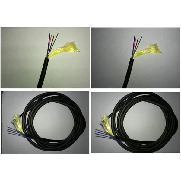 GJFJH Simple Round Aerial Indoor Fiber Optic Cable , 2 - 4 Core Fiber Optic Cable