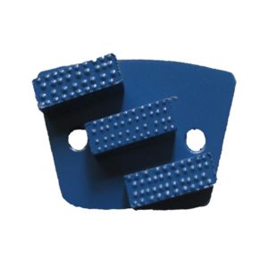 Trapezoid Floor Grinding Pad PCD & Diamond Metal Bond G6 PCD 3 Segments