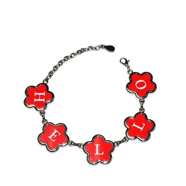 Various Shaped Sublimation Women Bracelet Blanks For Heat Transfer Photos Printing Valentine's Day Gift Metal Jewelry Bracelet