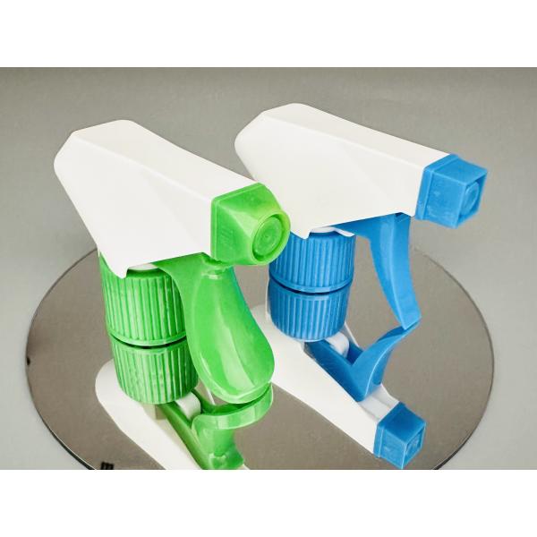 Smooth Ribbed Aluminium Closure 28mm Plastic Hand Sprayer PP Trigger Sprayer for Easy