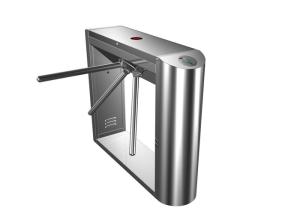 China Electric Pedestrian Control Tripod Turnstile Gate With RFID Card Reader on sale