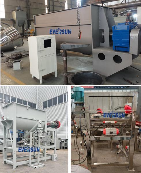 Multi-Purpose Continuous Ribbon Mixer Machine For Cosmetic Ingredients Mixing