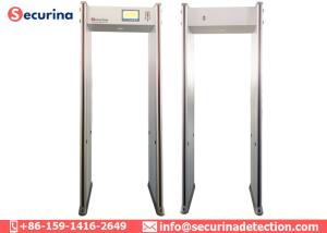 China Multi Lanuague Operation Pass Through Metal Detector 33 Pinpoint Zones LCD Screen wholesale