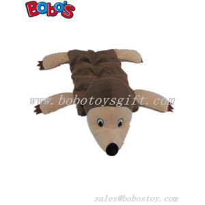 China less stuffing pet dog toy plush hedgehog with squeaker on sale