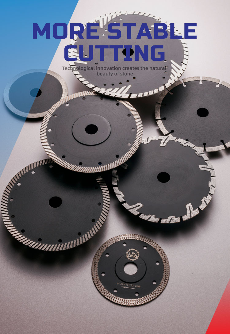 D105-D230 Dry Cutting Diamond Cutting Discs with Good Sharpness and Extended Lifespan
