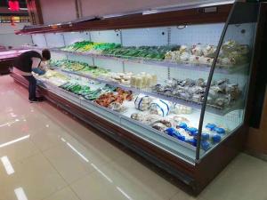 1500mm Height Open Display Fridge Air Display Merchandisers Coolers CE