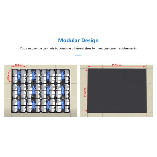 SMD DIP Advertising Indoor Led screens display HD Stage Panel For Concert