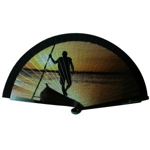 China Spanish Wooden Customized Hand Fans Folding Hand Painted And Printed wholesale