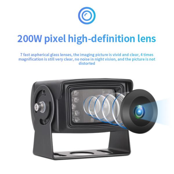 Little Korean Style Unlit 18.5mm Perforated Waterproof Rear View Car Parking Camera System