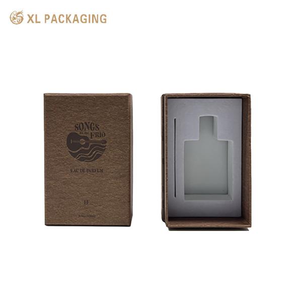 Quality XL Packaging Custom Packaging Box Factory 50ml 100ml Paper White Perfume Box Personalized Fragrance Packaging Box With Foam Tray for sale