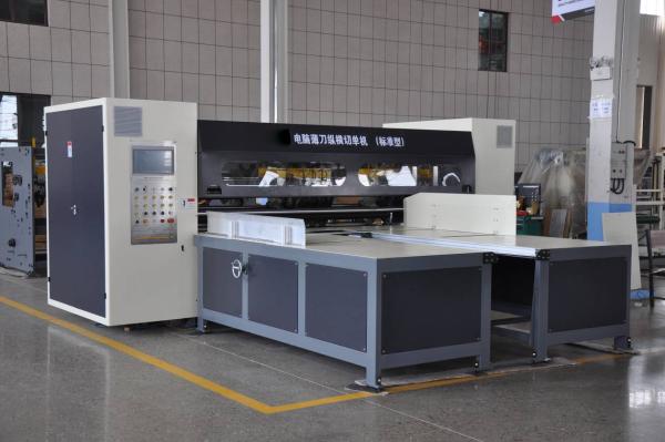 Quality 15kw PLC control Paper Honeycomb Machine Board Slitting And Cross Cutting Machine for sale