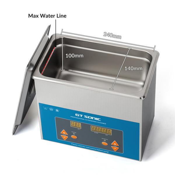 Jewelry / Watch Ultrasonic Washing Machine Two Built - In Transducers