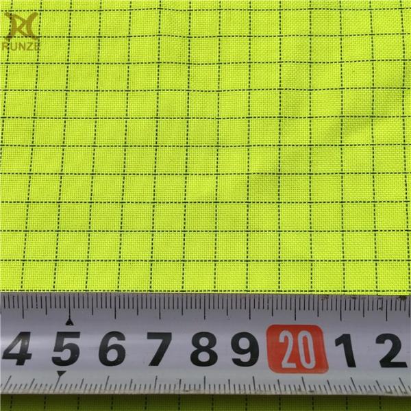 300D Polyester Woven Plain Check Anti-Static Oxford Fabric For Medical Cleanness Clothing