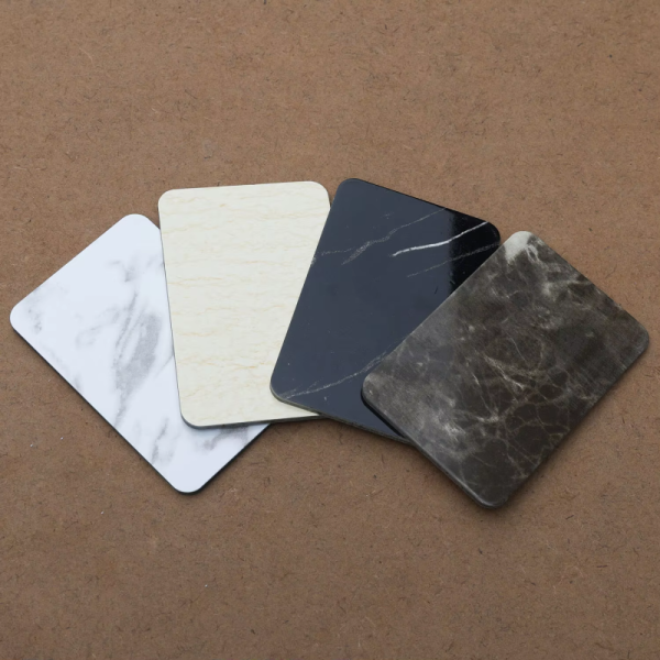 PVDF Coated Marble Aluminum Composite Panel with 2440mm Length and Stone Texture for Decorative Walls