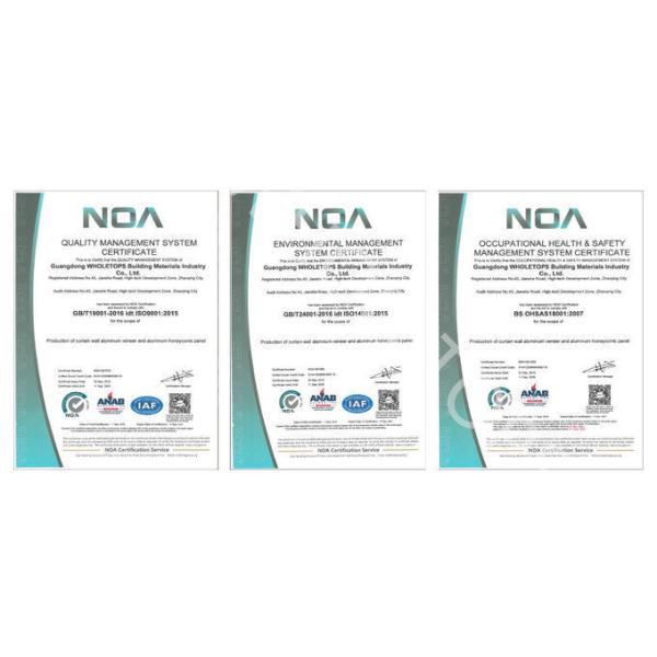 3.0mm Single Side PVDF Coated Aluminium Sheets Durable Layer