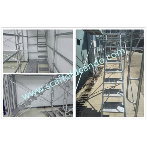 Scaffolding galvanized steel ladder 450*2677mm 9 steps stair case 8 steps ladder 7 steps ladder for sale