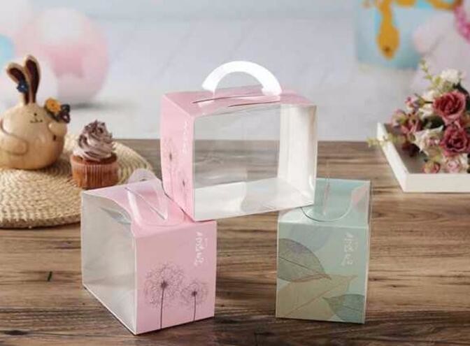kraft paper sandwich box with window ,triangle sandwich box for packaging,Cardboard Box With Clear Window Burger Sandwic