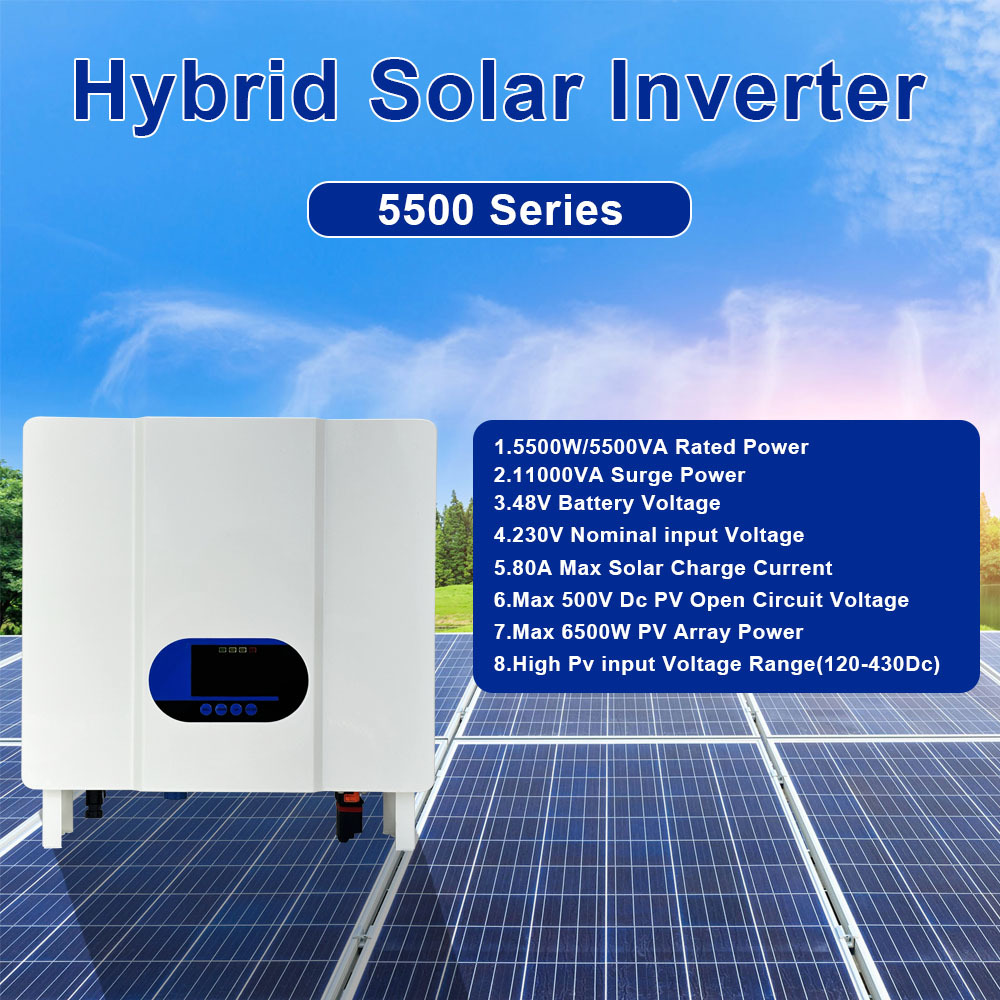 3Kw 48V Pure Sine Wave Off Grid Solar Hybrid Inverter for Lead-Acid Batteries and 230VAC System