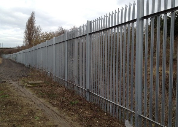 Anti Rust 6ft Galvanized Steel Palisade Fencing with D Section