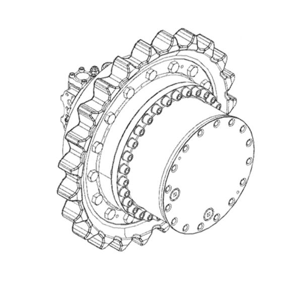 511-6018 5116018 Final Drive Assy for E336 E336D2L Excavator Travel Motor Assembly