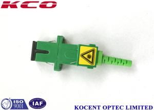 Automatic Dusty Cap Fiber Connector Adapters , Fiber Optic Adaptors 0.2dB Telecom Grade