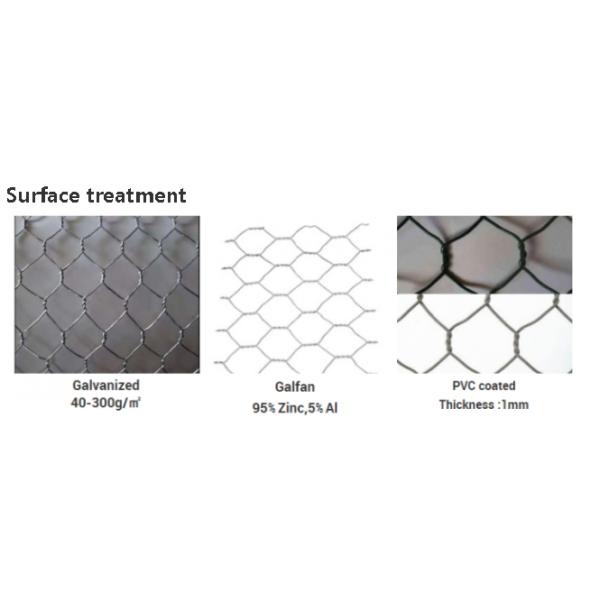 1*1*1m Retaining Wall 4mm Galvanized Gabion Boxes Stone Basket